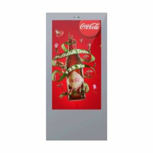 YXD75S-BWP IP65 75 inch Double Side Outdoor Standing Digital Signage Display – Image 2